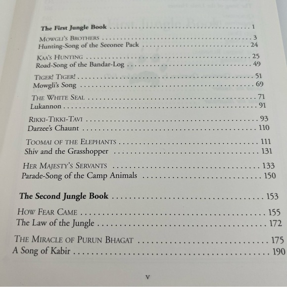 The jungle book hardbound book with built in satin bookmark 2007 - Picture 4 of 6